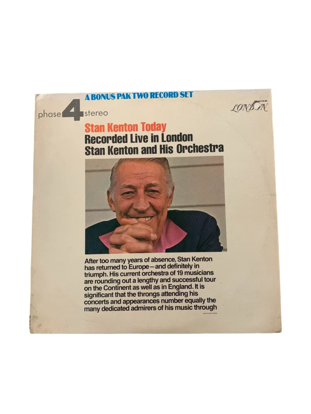 Stan Kenton Today: Recorded Live in London (2-LP Vinyl)